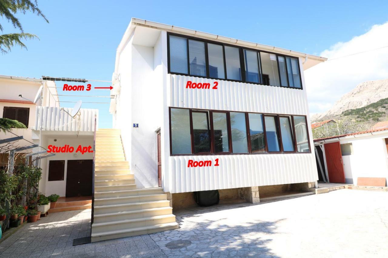 Rooms&Studio Apartment Mira Baška Exterior foto